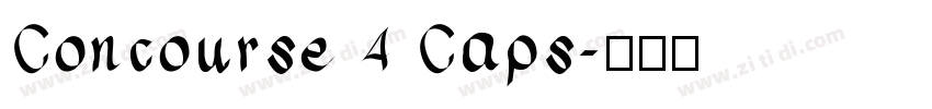 Concourse 4 Caps字体转换